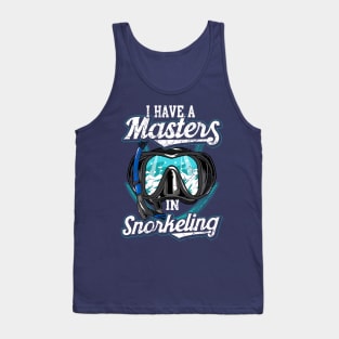 I Have A Master In Snorkeling Snorkel Scuba Dive Tank Top